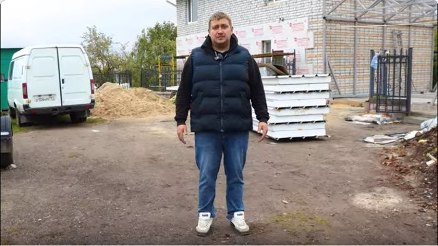Превью видео: металлокаркас для здания из сэндвич-панелей